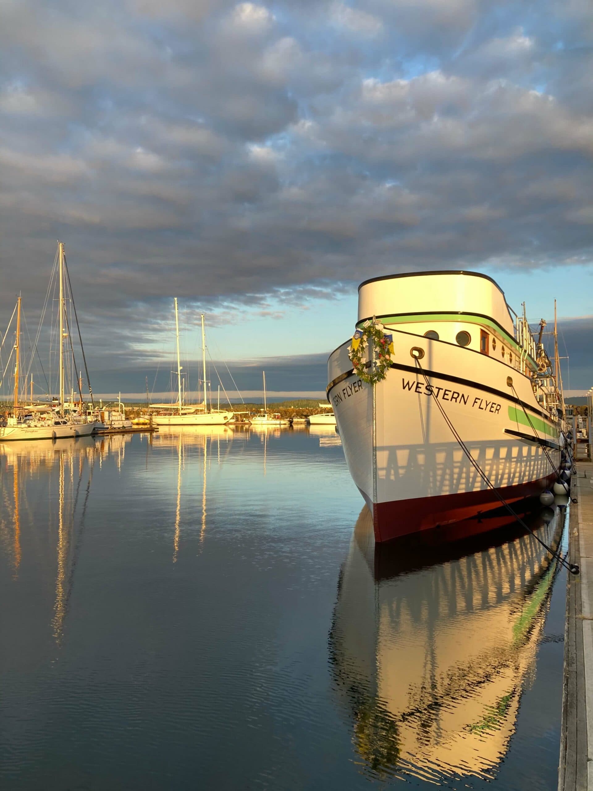 Western Flyer boat in Moss Landing Harbor